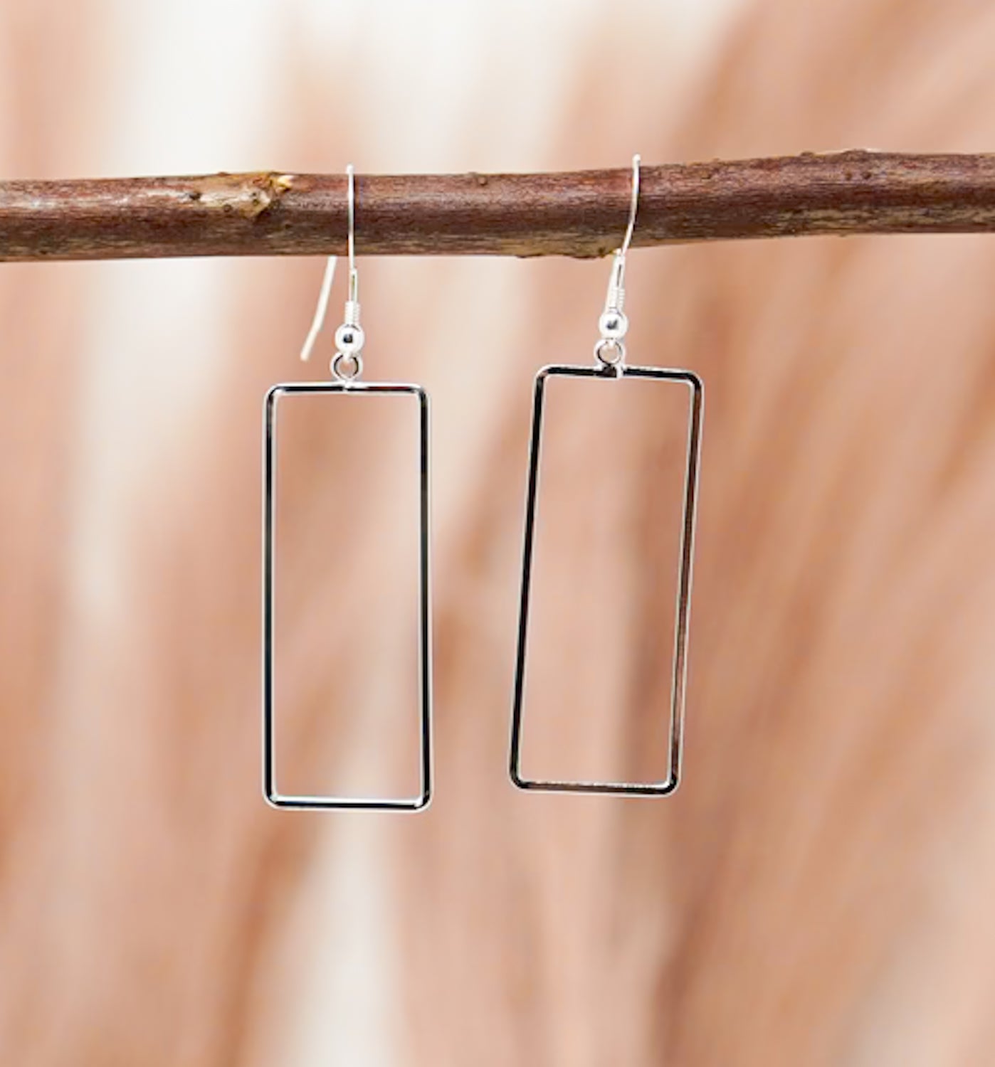 STERLING SILVER RECTANGLE