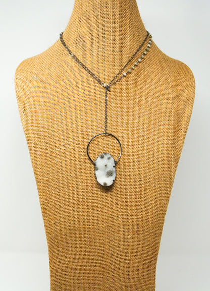 DALMATIAN  DRUZY NECKLACE